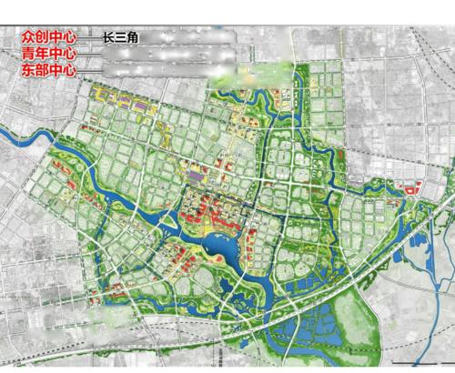 (概念规划及城市设计)合肥东部新中心概念规划及核心区城市设计-东南