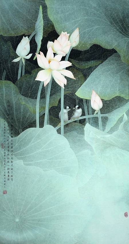 真切的简约 ——曾景祥工笔花鸟画