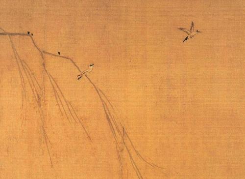 《山径春行图》局部    最经典的春游- 《兰亭修禊(xì)图》