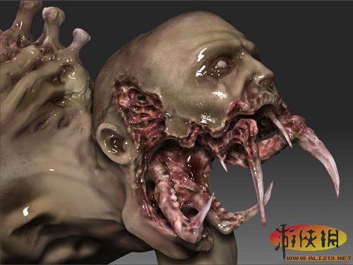 《死亡空间2》恐怖变异人类设定图欣赏