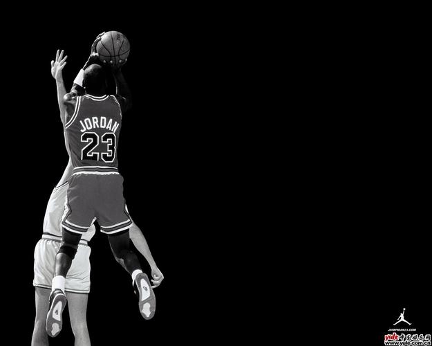 求一段乔丹投篮背影特写的镜头.