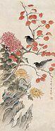 鸟语花香国画作品欣赏