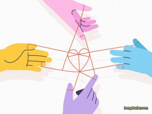 手势简笔画大全翻花绳要如何画爱心简笔画大全