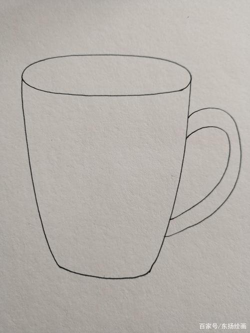 可爱的儿童线描水杯画法,让我们的杯子充满个性