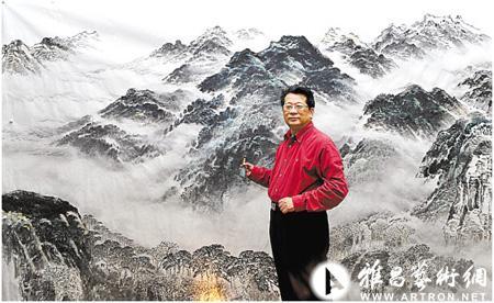动态许钦松为人民大会堂挥毫