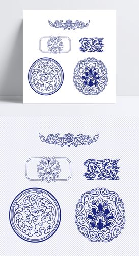 青花瓷传统花纹
