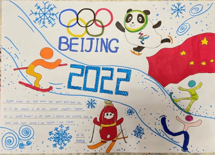 同学们纷纷用自己的方式表达着对2022年北京冬奥会的期盼,他们积极