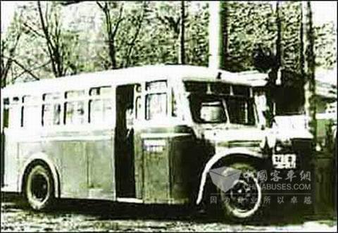50年代北京公交车 北京建