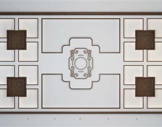 【铝方通吊顶3d模型】_3dmax模型库免费下载_3d溜溜网