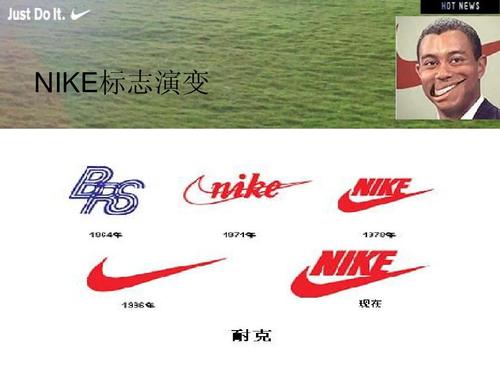 nike案例分析 nike标志演变