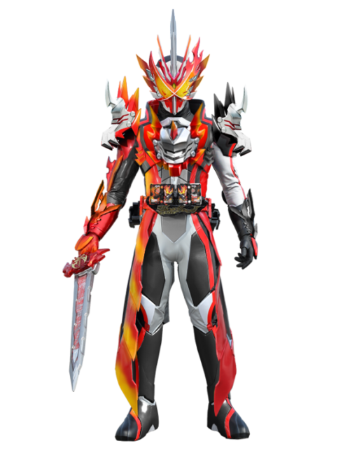 假面骑士:粉丝自制圣刃强化形态,三只魔龙极为瞩目