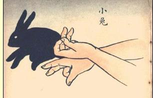兔子的手影怎么做阿?就是像星空里小美做的那个?