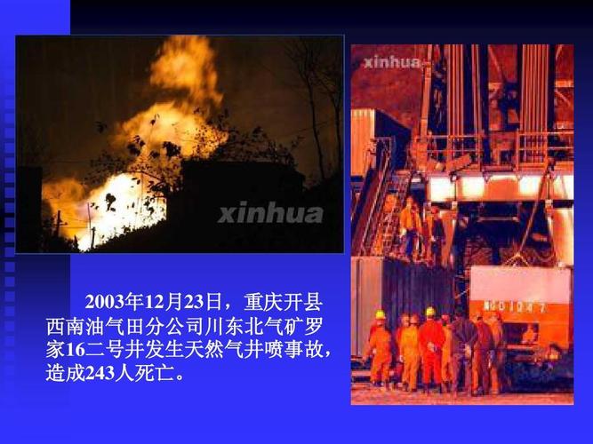 重庆开县 西南油气田分公司川东北气矿罗 家16二号井发生天然气井喷