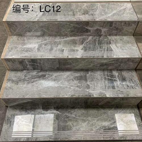 利戈斯1200*470原槽梯级拉槽踏步砖 别墅楼梯地砖 自建房楼梯瓷砖