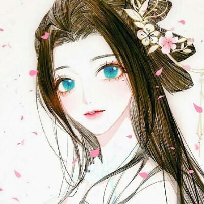 古风动漫带字图片女生头像大全集