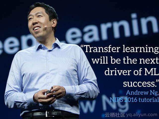 斯坦福大学教授andrew ng在他广泛流行的nips 2016教程中表示,迁移