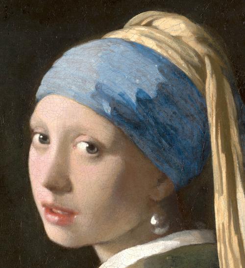 戴珍珠耳环的少女meisjemetdeparel维米尔johannesvermeer油画作品