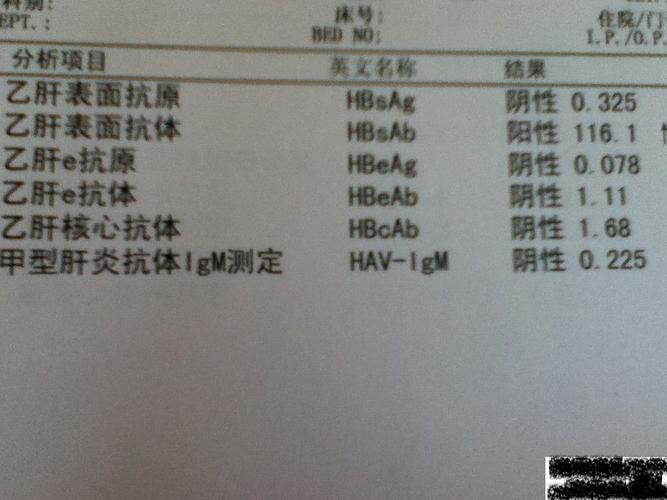 乙肝五项检测