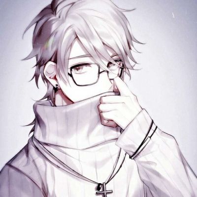 二次元眼镜头像男生头像个性网