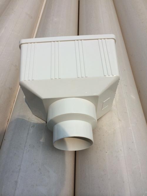 upvc排水管雨水管落水管下水管方型雨水斗漏斗落水斗75110160mm