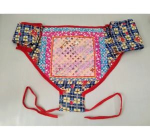 广西壮族传统老式棉布土背带婴幼儿宝宝小孩薄款绣花网状多功能背
