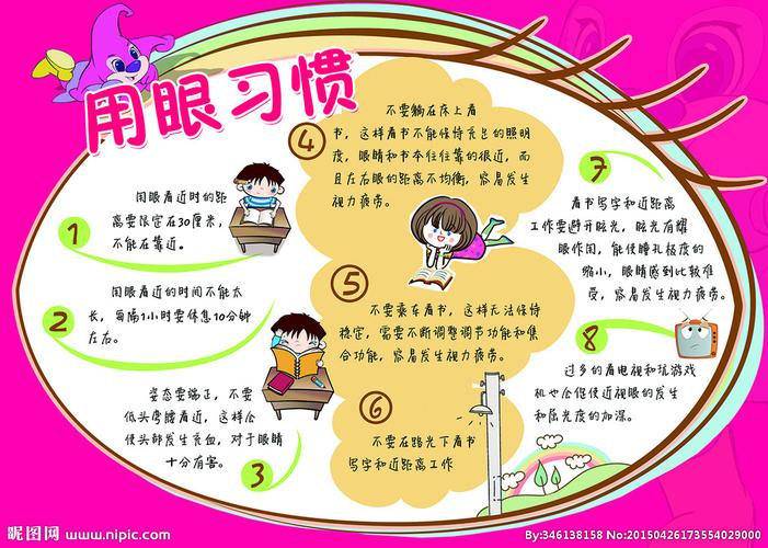 用眼健康图片