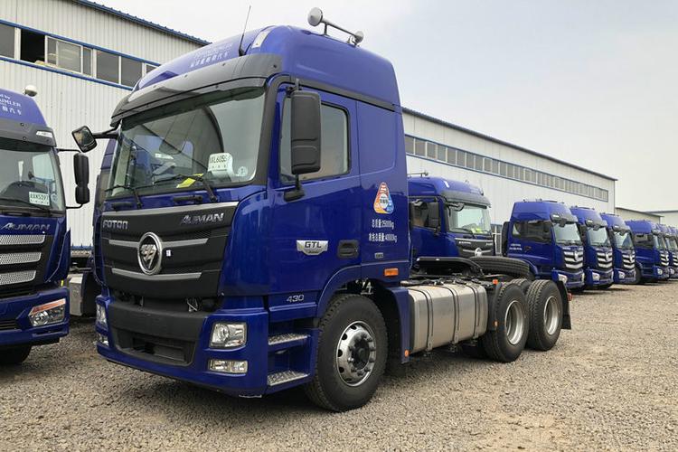 福田 欧曼gtl 6系重卡 375马力 6x4 国五 牵引车(bj4259snfkb-aj)