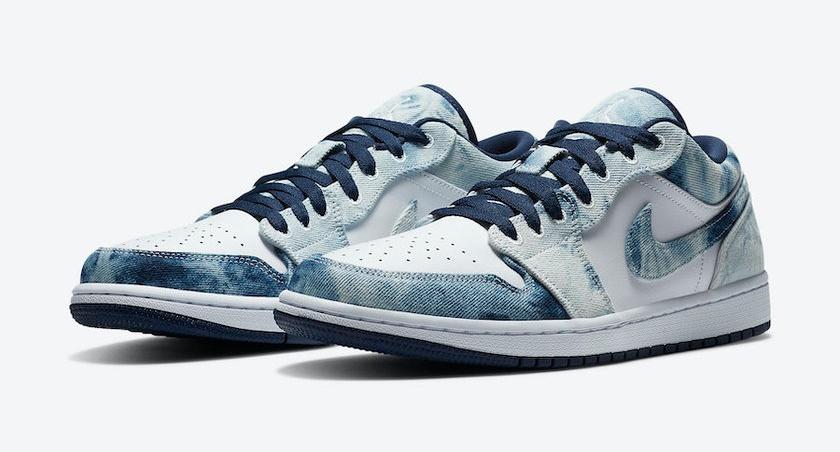 airjordan1low新款配色官图释出水洗丹宁配色