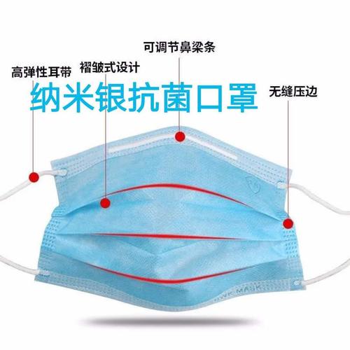 口罩纳米新型一次性四层加厚防护熔喷离子口罩