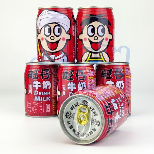 牛奶旺仔245ml罐装复原乳儿儿童营养早餐高钙含乳饮料