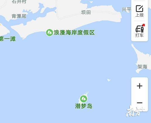 百度地图上放鸡岛成潜梦岛遭质疑,景区回应:"放鸡岛"已回归招牌_茂名