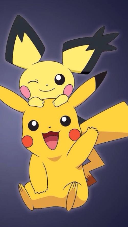 皮卡丘"#卡通动漫&手机壁纸""