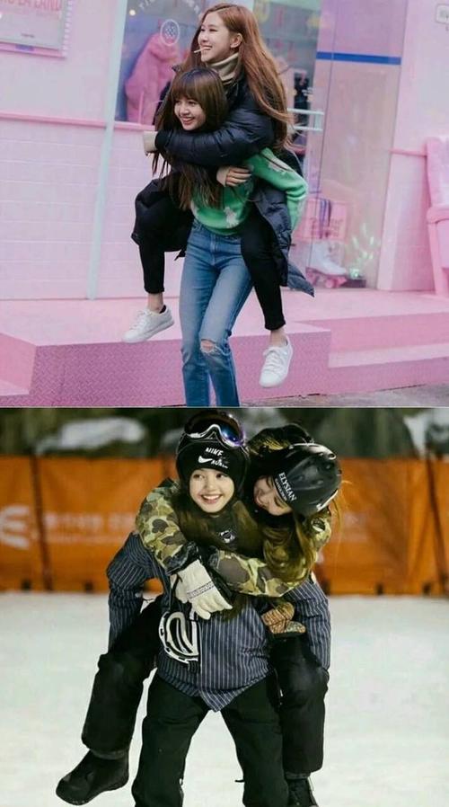 和队友朴彩英rose在一起时,更是男友力爆表!