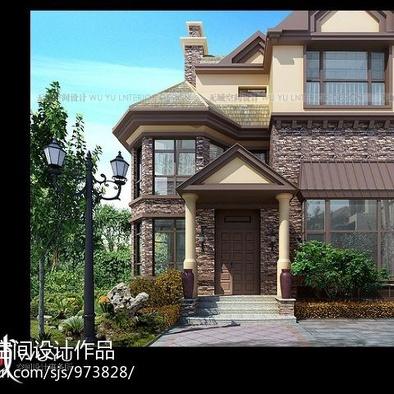 欧式联排别墅大门装修设计