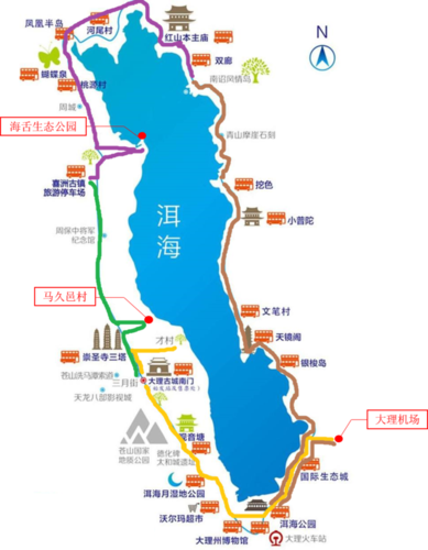 「南南旅游」大理旅游攻略,大理合适去的几个地方