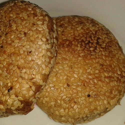 老北京烧饼 早点排队芝麻酱烧饼咸火烧 传统糕点 胡同火烧 咸烧饼商品