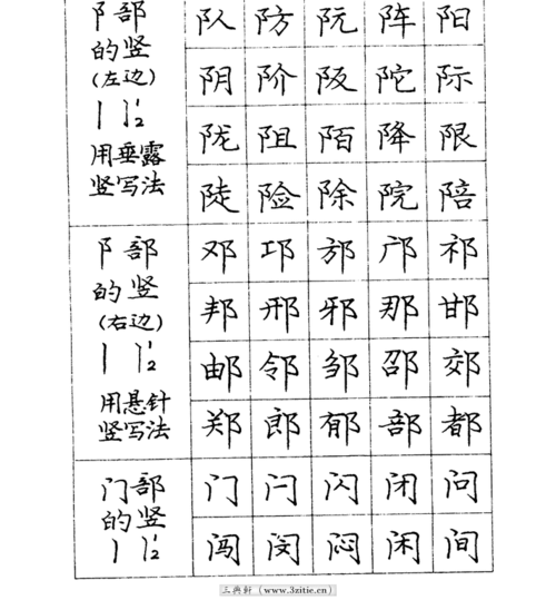 庞中华楷书字帖
