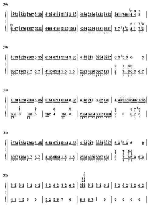 >>花之舞简谱乐谱