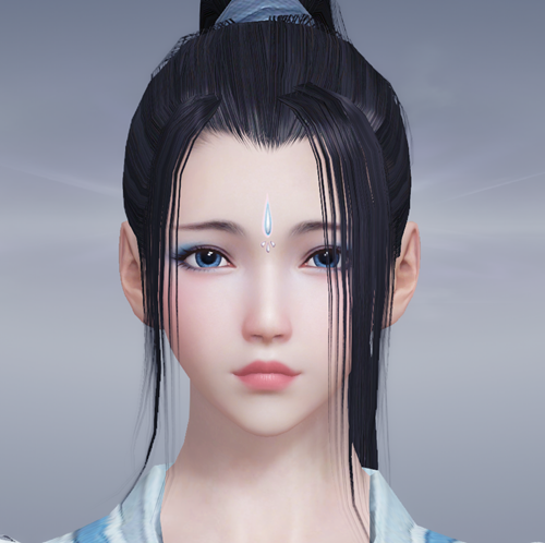 《天涯明月刀》眉心冰雪女神捏脸数据