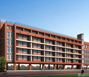 学校教学楼外观设计效果图片欣赏  1867