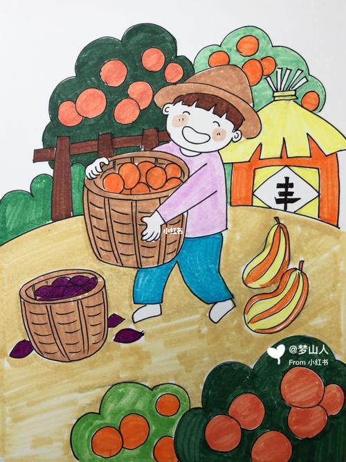 劳动节儿童画|劳动最光荣_儿童画_文化_绘画