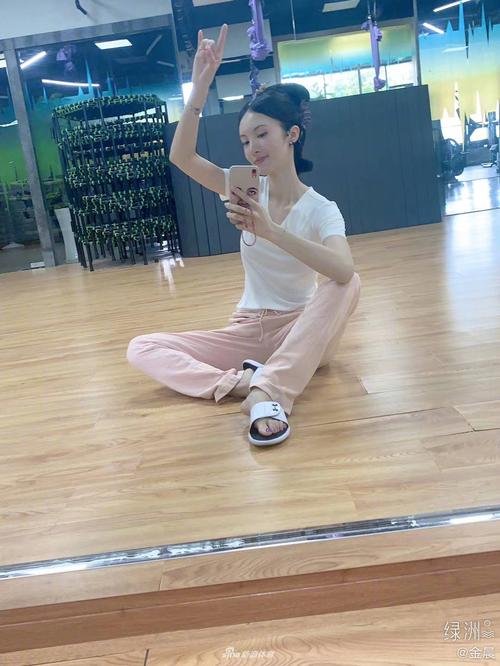 金晨练舞被嘲"像猴子" 其实是猴(好)可爱!
