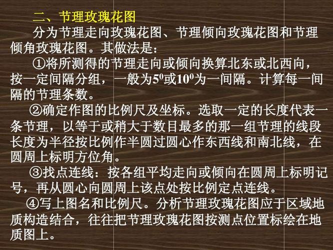 实习四节理等密图与玫瑰花图ppt