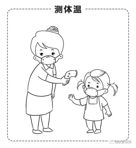 进入班级也要测量体温哦!