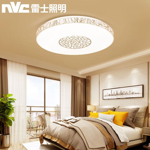 雷士照明圆形卧室灯温馨浪漫鸟巢灯具简约大气婚房儿童房间吸顶灯