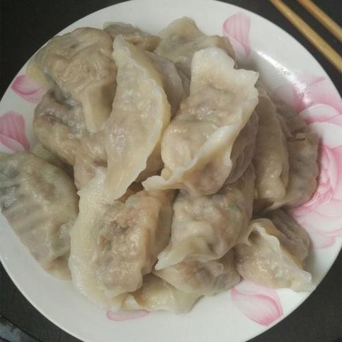白萝卜丝猪肉饺子,先么可口