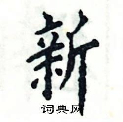 新楷书硬笔书法字典