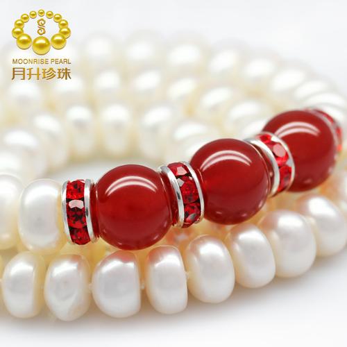 喜欢天然珍珠项链女玛瑙的还喜欢