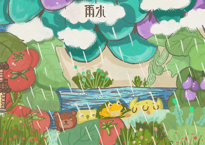 二十四节气商业插画设计