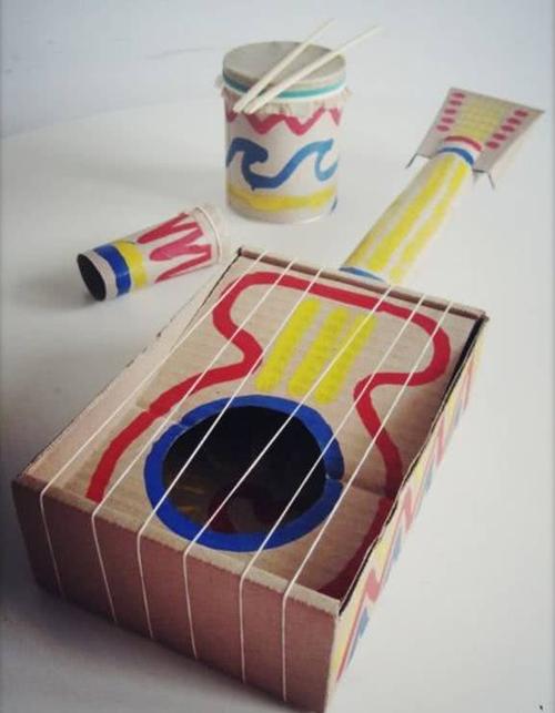 快递盒绝妙再利用,和孩子一起diy玩具!